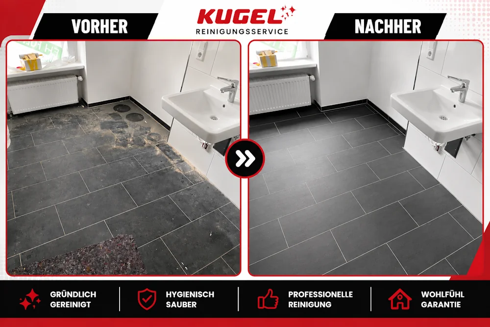 Kugel Reinigung Berlin. Vorher und Nachher.