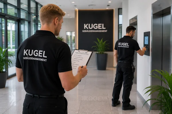 Das Management für das gesamte Gebäude