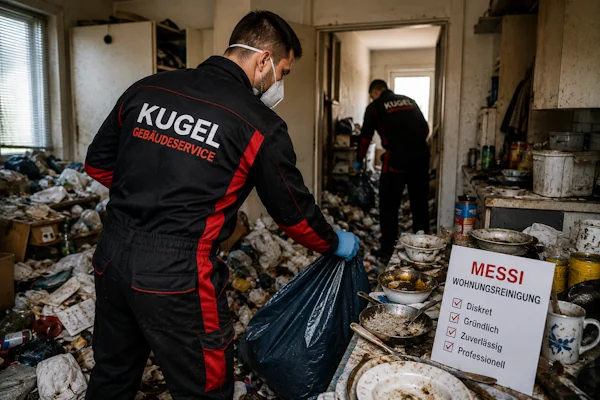Reinigung und Entrümpelung von Messi Wohnungen in Berlin und Brandenburg.